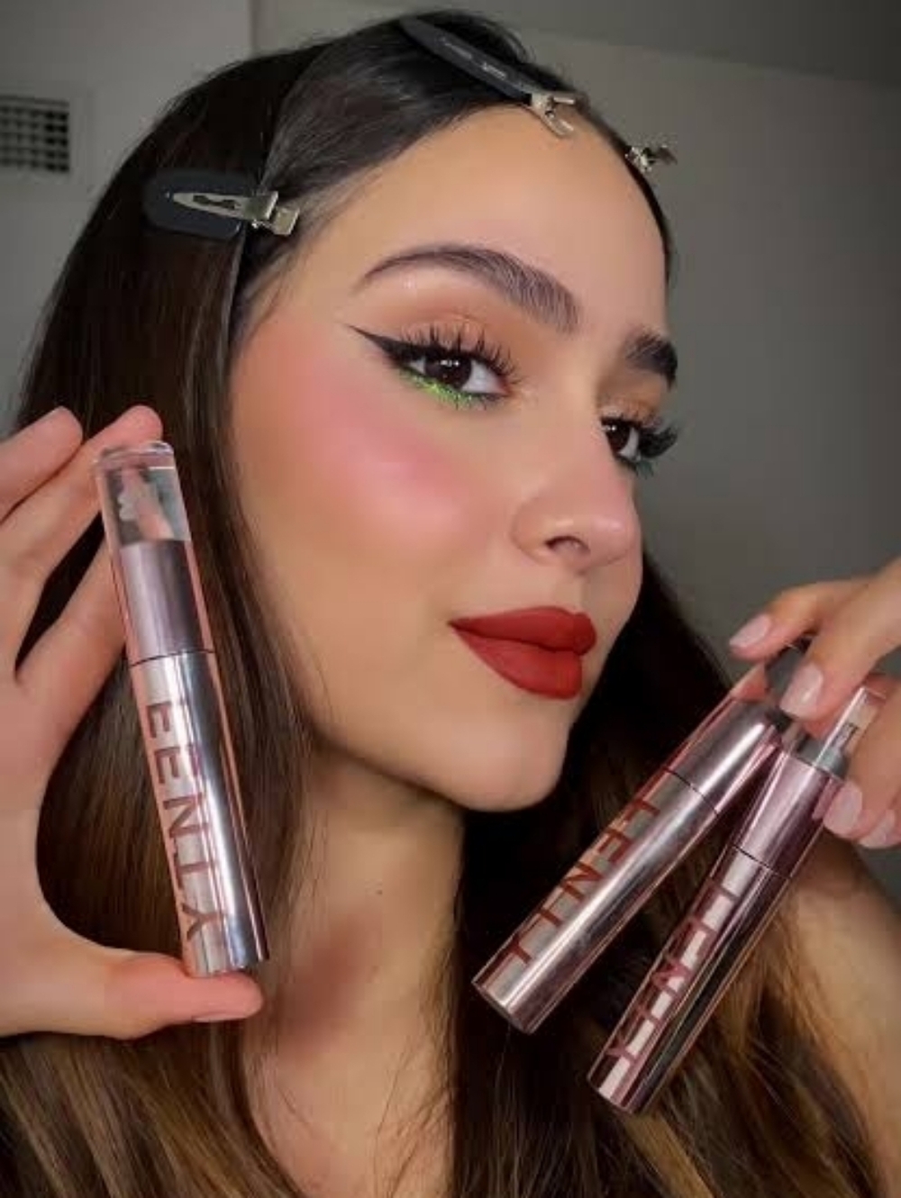 FENTY liquid lipstick in H.B.I.C. - Garnet Red - Picture 5 of 15